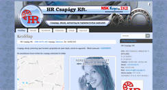 Desktop Screenshot of hrcsapagy.hu